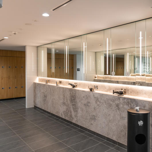 The change facilities of 3 Parramatta Square